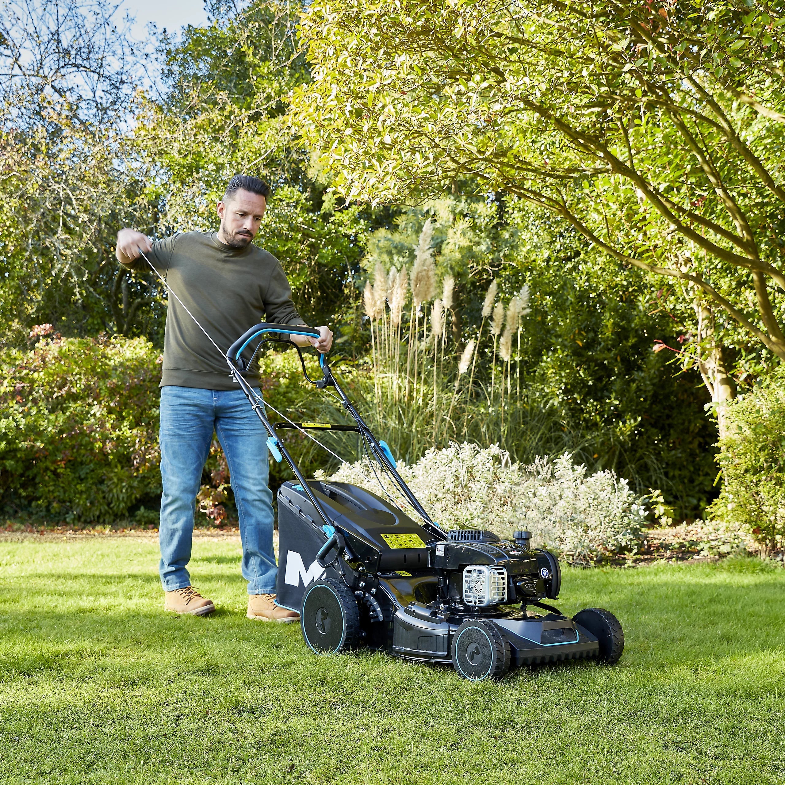 Mac Allister MLMP550SP46-M&S 140cc Petrol Rotary Lawnmower